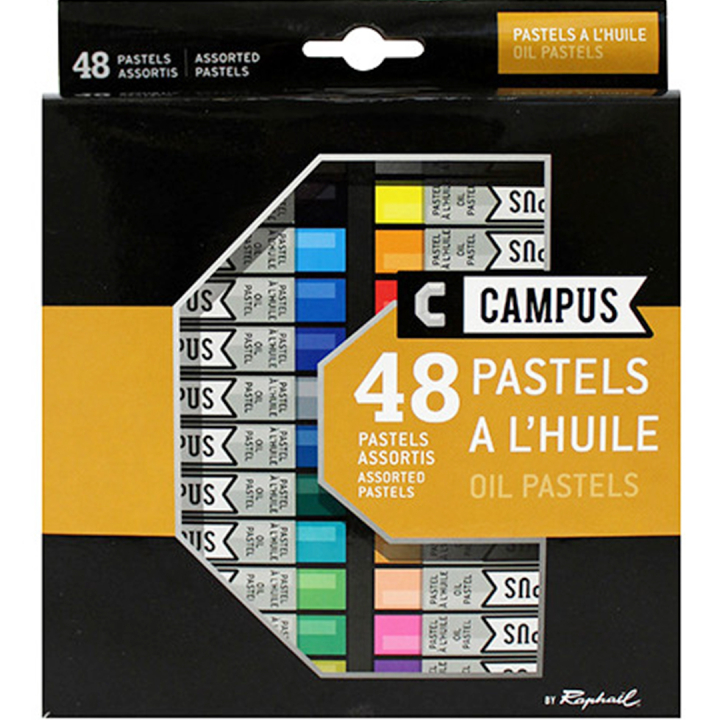 Campus Ölpastellkreide 48er-Set in der Gruppe Künstlerbedarf / Buntstifte und Bleistifte / Pastellkreiden bei Pen Store (106256)
