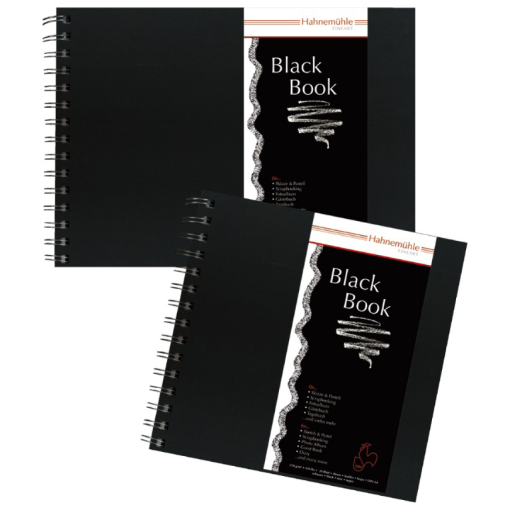 Sketch/Pastel Pad Black A5L in der Gruppe Papier & Blöcke / Künstlerblöcke / Zeichen- und Skizzenblöcke bei Pen Store (106272)