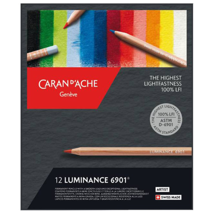 Luminance 6901 12er-Set in der Gruppe Stifte / Künstlerstifte / Buntstifte bei Pen Store (106639)