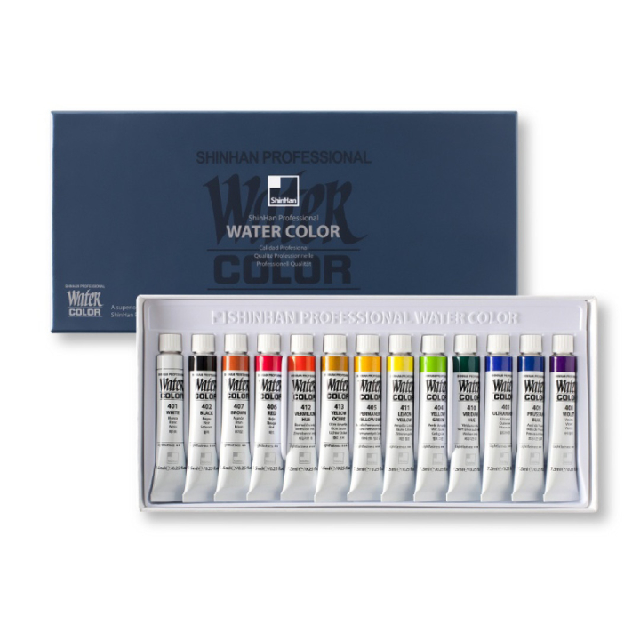 Aquarell PRO 7,5 ml 13er-Set in der Gruppe Künstlerbedarf / Künstlerfarben / Aquarell / Aquarellfarbe in der Tube bei Pen Store (107246)