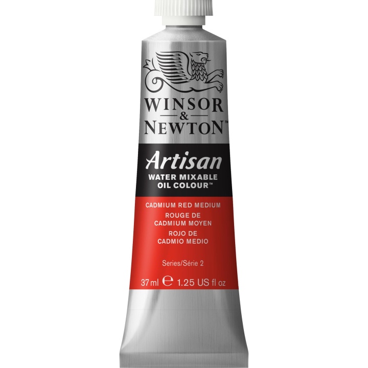 Artisan Water Mixable Oil Color 37 ml (Price group 2) Cadmium red medium 099 in der Gruppe Künstlerbedarf / Künstlerfarben / Ölfarbe bei Pen Store (107390)