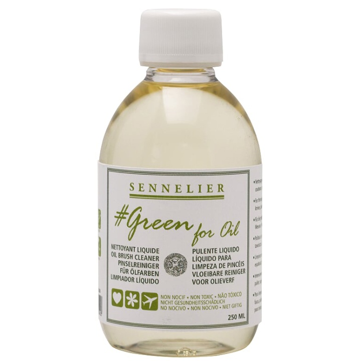 Green For Oil Brush Cleaner 250 ml in der Gruppe Künstlerbedarf / Malmittel und Firnisse / Öl Malmittel bei Pen Store (107521)