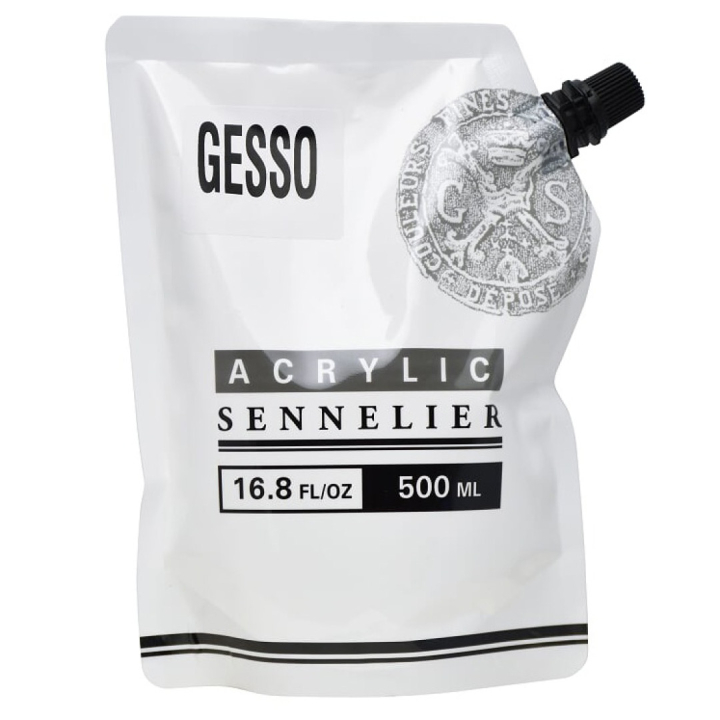 Abstract Gesso 500 ml in der Gruppe Künstlerbedarf / Malmittel und Firnisse / Gesso und Grundierung bei Pen Store (107529)