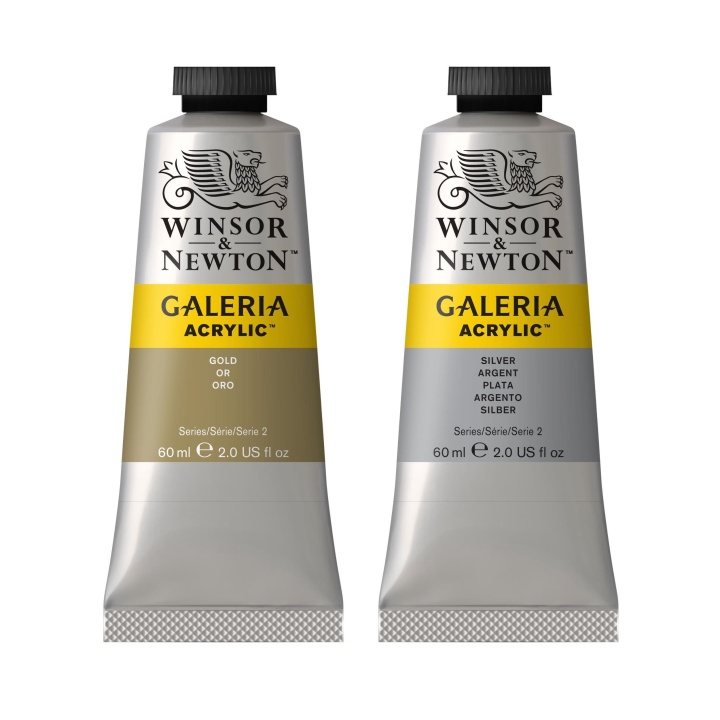 Galeria Acrylfarbe Metallic 60 ml in der Gruppe Künstlerbedarf / Künstlerfarben / Acrylfarbe bei Pen Store (107788_r)
