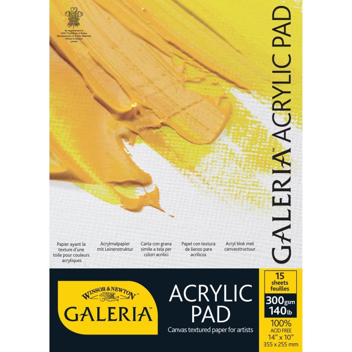 Galeria Acrylpapier 300 g A3 in der Gruppe Papier & Blöcke / Künstlerblöcke / Acrylpapier bei Pen Store (108406)