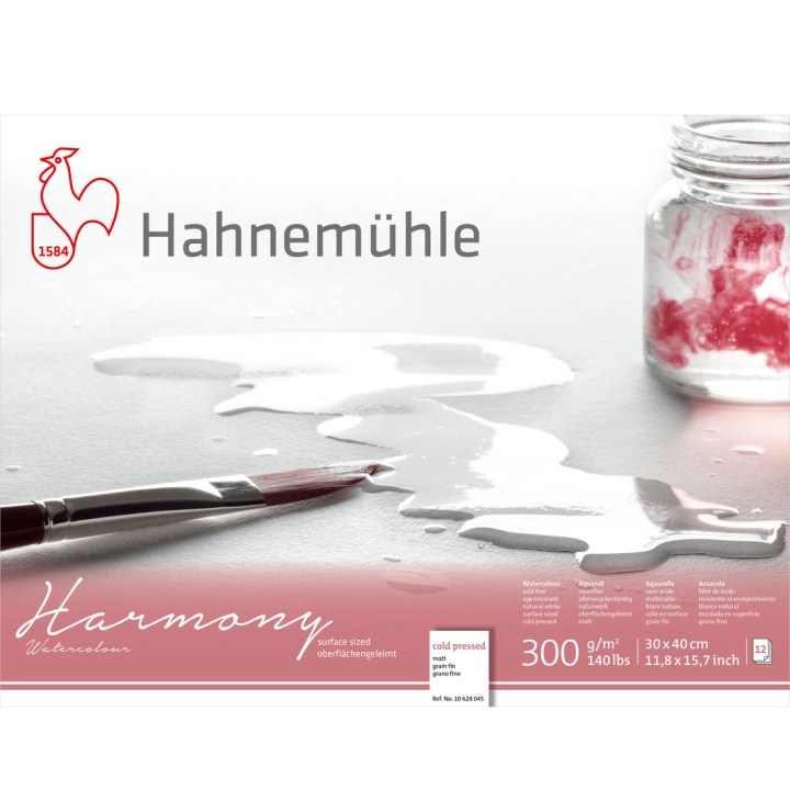 Aquarellpapier Harmony CP 300g 30×40cm in der Gruppe Papier & Blöcke / Künstlerblöcke / Aquarellpapier bei Pen Store (108748)