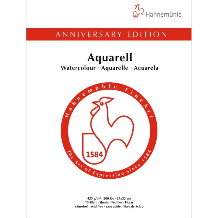Aquarellpapier CP 425g 24×32cm Matt  in der Gruppe Papier & Blöcke / Künstlerblöcke / Aquarellpapier bei Pen Store (108756)