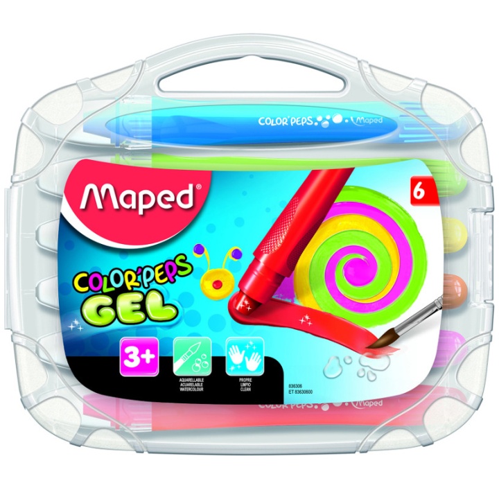 Color'Peps Gelmalstifte 6er-Set (ab 3 Jahren) in der Gruppe Kids / Stifte für Kinder / Kreidestiften für Kinder bei Pen Store (108768)