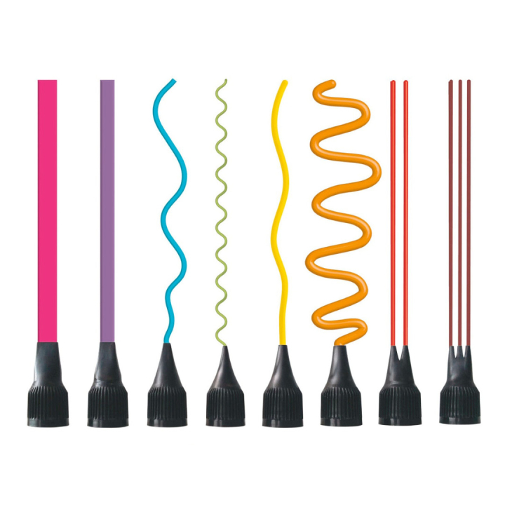 Farbdüse Abstract 8er-Set in der Gruppe Künstlerbedarf / Künstlerzubehör / Werkzeug und Zubehör bei Pen Store (108781)