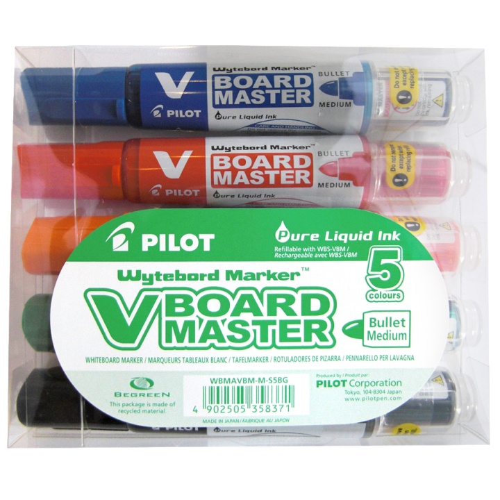 V-Board Master Konisch 5er-Set in der Gruppe Stifte / Etikettierung und Büro / Whiteboard Marker bei Pen Store (109301)