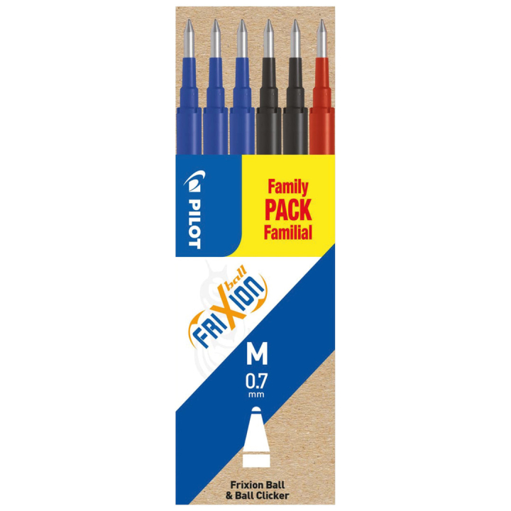 Mine/Nachfüllpackung FriXion 0,7 6er-Pack in der Gruppe Stifte / Schreibwaren / Patronen und Nachfüllpatronen bei Pen Store (109389_r)