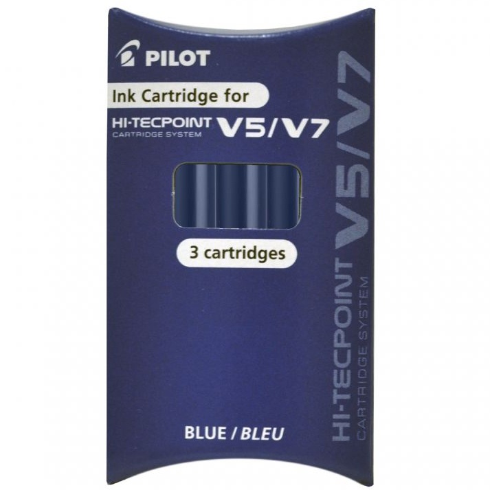 Nachfüllpackung Hi-Tecpoint V5/V7 3er-Pack in der Gruppe Stifte / Schreiben / Kugelschreiber bei Pen Store (109471_r)