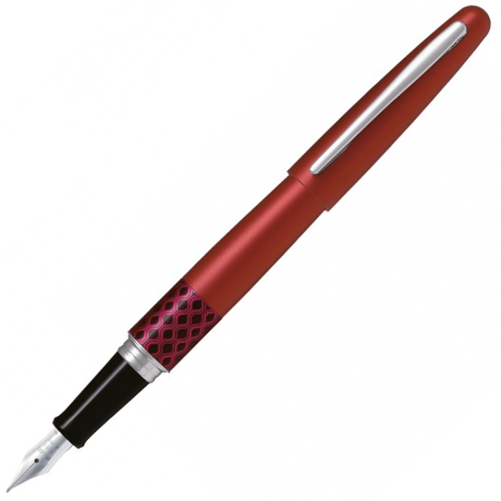 MR Retro Pop Füllfederhalter – Metallicrot in der Gruppe Stifte / Fine Writing / Füllfederhalter bei Pen Store (109500)