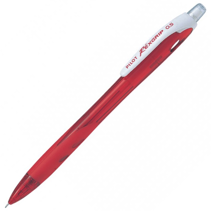Drehbleistift RexGrip 0,5 Rot in der Gruppe Stifte / Schreiben / Druckbleistift bei Pen Store (109533)