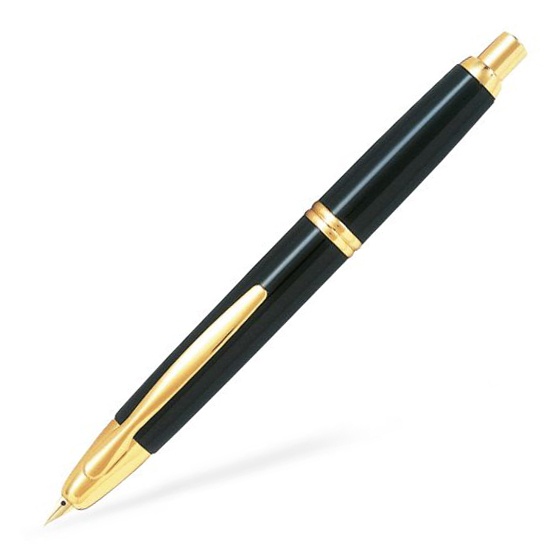 Capless Füllfederhalter Black/Gold in der Gruppe Stifte / Fine Writing / Füllfederhalter bei Pen Store (109539)