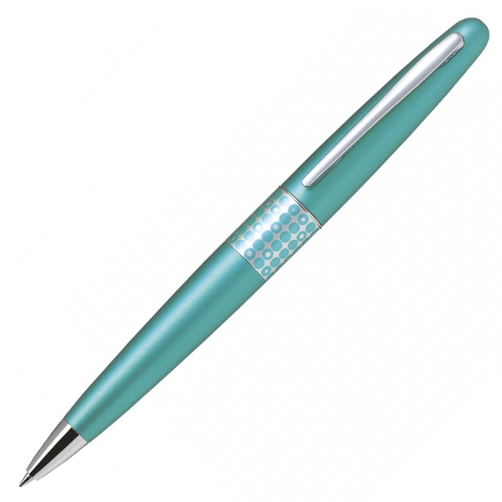 MR Retro Pop Tintenroller – Hellblau Metallic in der Gruppe Stifte / Fine Writing / Kugelschreiber bei Pen Store (109641)