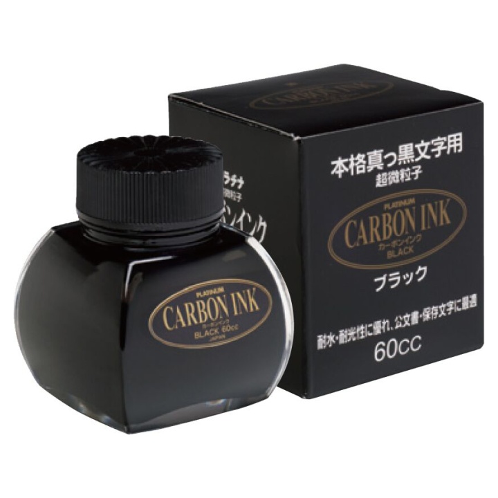 Carbon ink 60 ml Black in der Gruppe Stifte / Schreibwaren / Tinten für Füller bei Pen Store (109814)