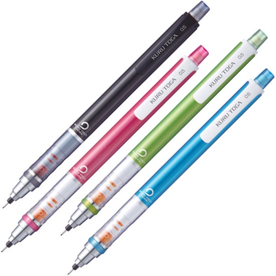 Mechanical pencil Kuru Toga 0,5 mm Pink in der Gruppe Stifte / Schreiben / Druckbleistift bei Pen Store (110174)