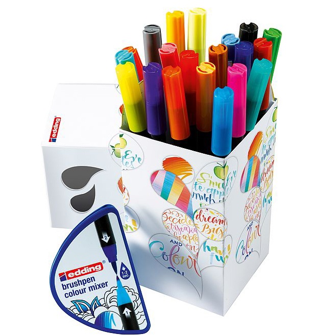 Color Happy Box 21er-Set in der Gruppe Stifte / Künstlerstifte / Filzstifte bei Pen Store (110374)