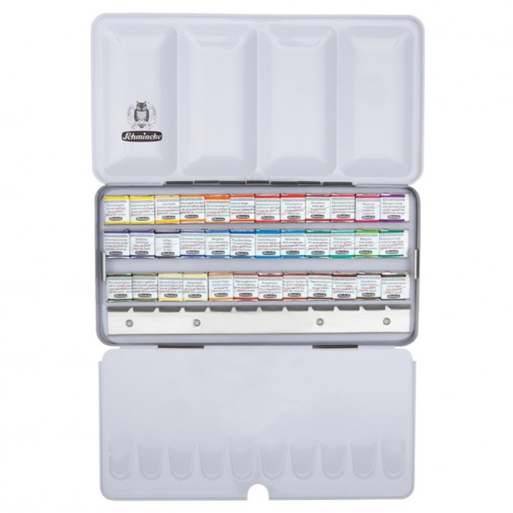 Horadam Aquarell Metal 36er-Set + 12 leere in der Gruppe Künstlerbedarf / Künstlerfarben / Aquarell / Aquarellfarbe im Napf bei Pen Store (110729)