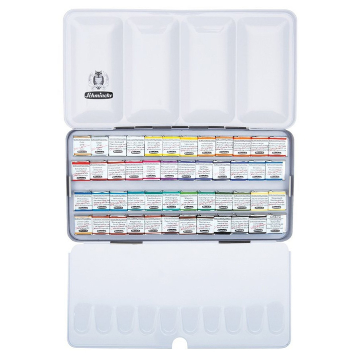 Horadam Aquarell Metal 48er-Set in der Gruppe Künstlerbedarf / Künstlerfarben / Aquarell / Aquarellfarbe im Napf bei Pen Store (110730)