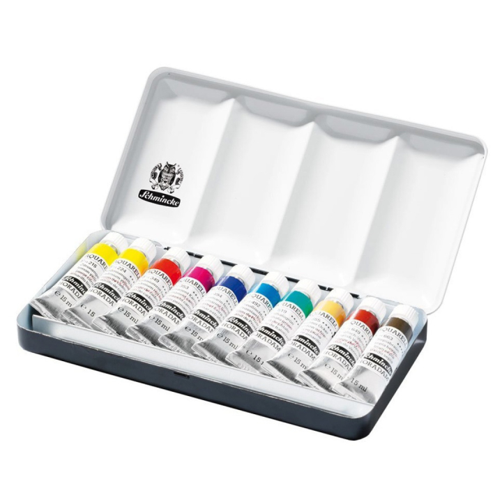 Horadam Aquarell 15-ml-Tube 10er-Set in der Gruppe Künstlerbedarf / Künstlerfarben / Aquarell / Aquarellfarbe in der Tube bei Pen Store (110731)