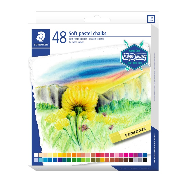 Karat Soft Pastellkreide 48er-Set in der Gruppe Künstlerbedarf / Buntstifte und Bleistifte / Ölpastellkreide bei Pen Store (110976)