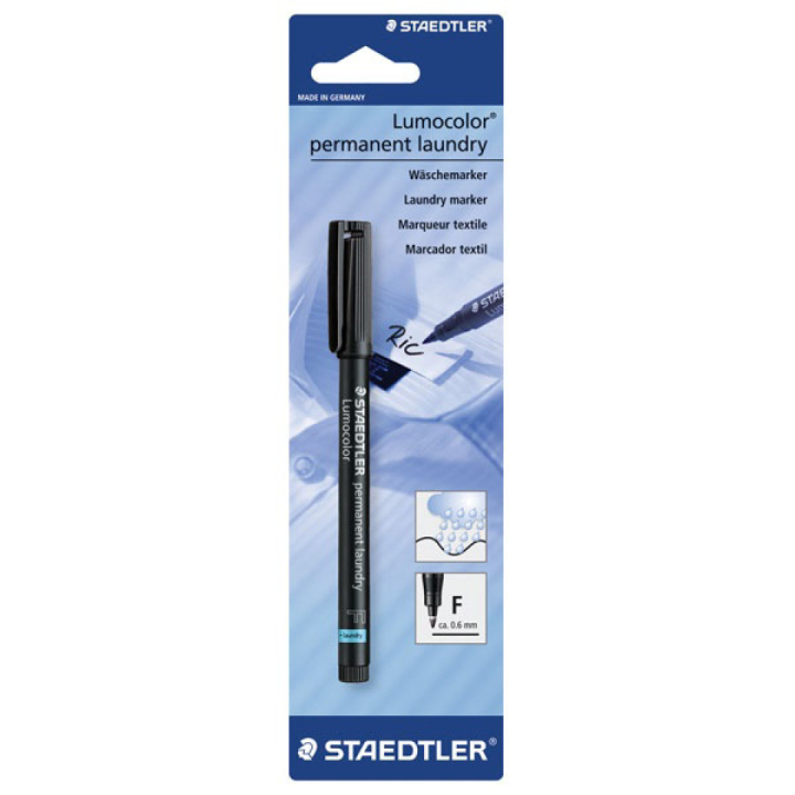 Lumocolor permanent laundry F (0,6 mm) in der Gruppe Basteln & Hobby / Farben / Textilmarker bei Pen Store (110979)