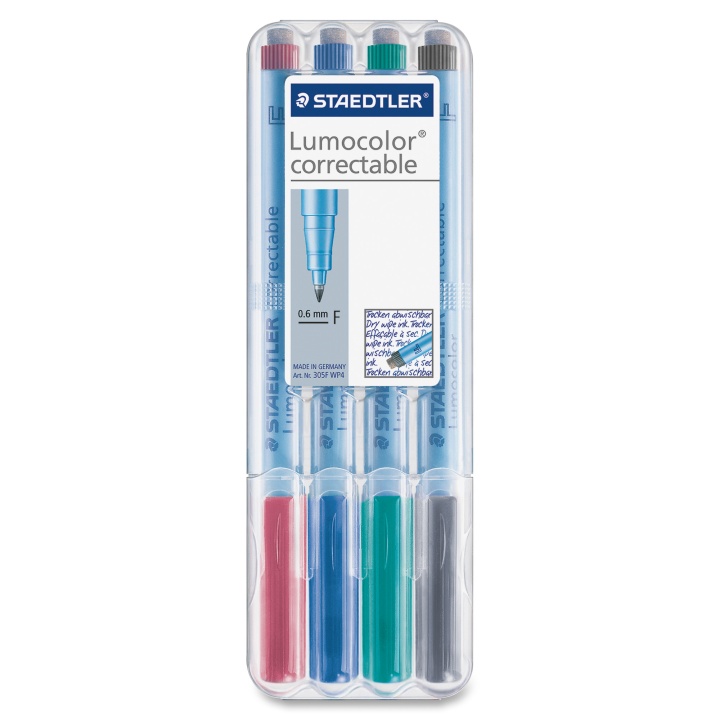4er-Pack Lumocolor Correctable in der Gruppe Stifte / Etikettierung und Büro / Markierstifte bei Pen Store (110980_r)