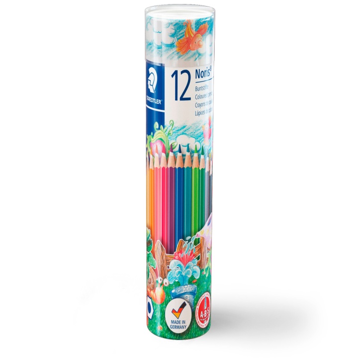 Noris Club Buntstifte Dose 12er-Pack (ab 3 Jahren) in der Gruppe Kids / Stifte für Kinder / Buntstifte für Kinder bei Pen Store (111032)