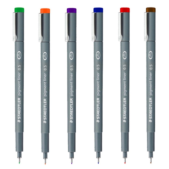 Pigment Liner Color 0,5 mm in der Gruppe Stifte / Schreiben / Fineliner bei Pen Store (111215_r)