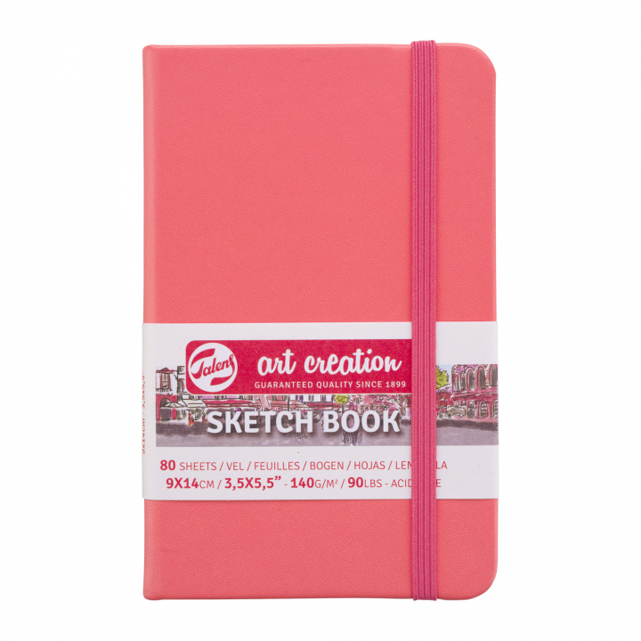 Sketchbook Pocket Coral Red in der Gruppe Papier & Blöcke / Künstlerblöcke / Skizzenbücher bei Pen Store (111764)