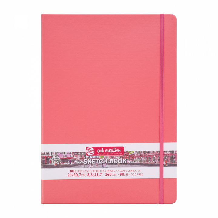 Sketchbook A4 Coral Red in der Gruppe Papier & Blöcke / Künstlerblöcke / Skizzenbücher bei Pen Store (111765)