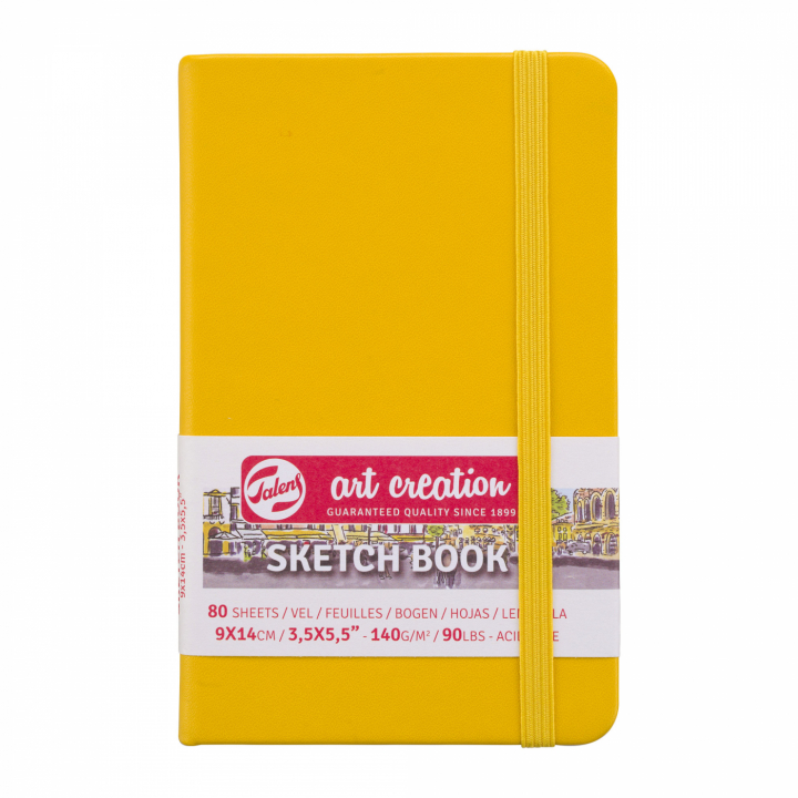 Sketchbook Pocket Golden Yellow in der Gruppe Papier & Blöcke / Künstlerblöcke / Skizzenbücher bei Pen Store (111777)