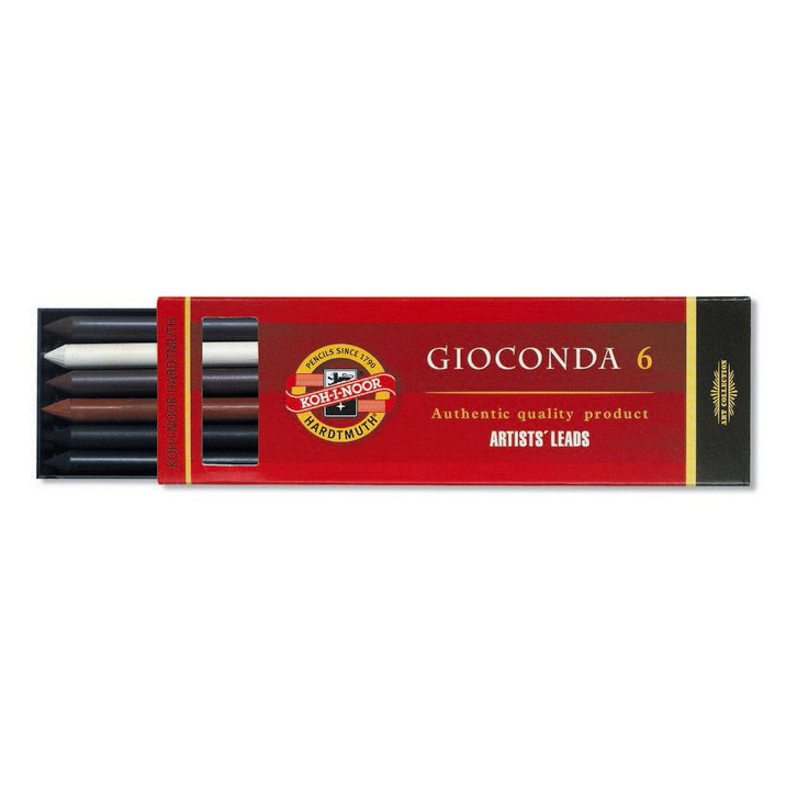 Gioconda Stifte-Set III 5,6 mm in der Gruppe Künstlerbedarf / Buntstifte und Bleistifte / Kohlestifte und Zeichenkohle bei Pen Store (111870)