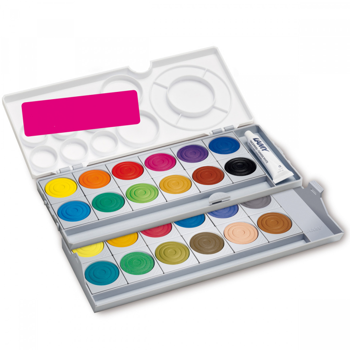 Aquaplus 24-set in der Gruppe Kids / Basteln für Kinder / Malfarbe für Kinder / Wasserfarben für Kinder / Wasserfarbe bei Pen Store (112544)