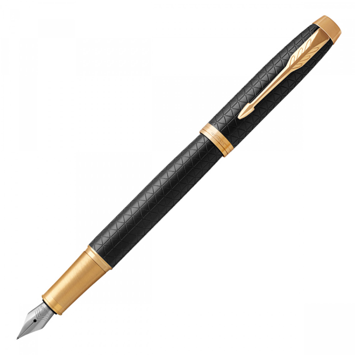 IM Premium Black/Gold Füllfederhalter in der Gruppe Stifte / Fine Writing / Füllfederhalter bei Pen Store (112683_r)