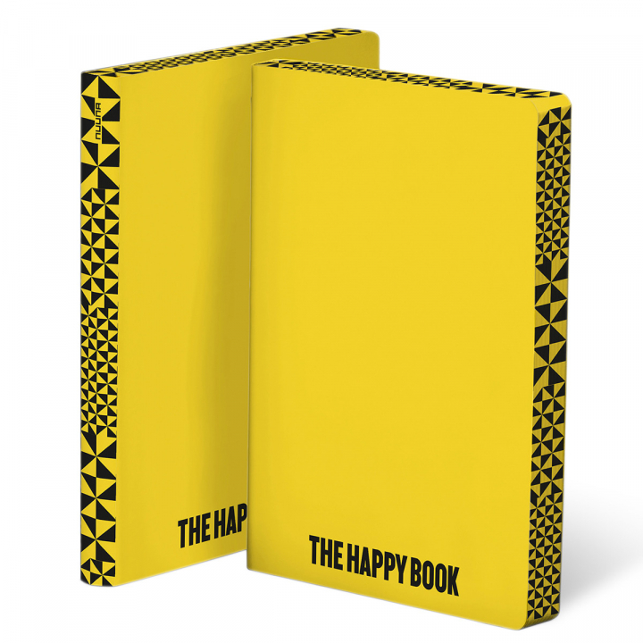 Notebook Graphic L – The Happy Book in der Gruppe Papier & Blöcke / Schreiben und Notizen / Notizbücher bei Pen Store (125452)