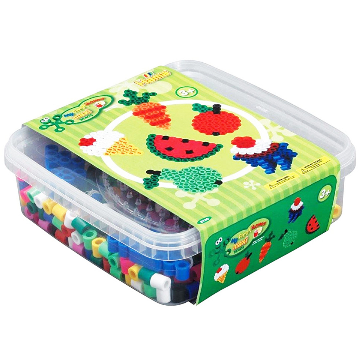 Maxi-Perlen 600er-Set Früchte in der Gruppe Kids / Spaß und Lernen / Bügelperlen & Steckplatten / DIY-Set Röhrenperlen bei Pen Store (126027)