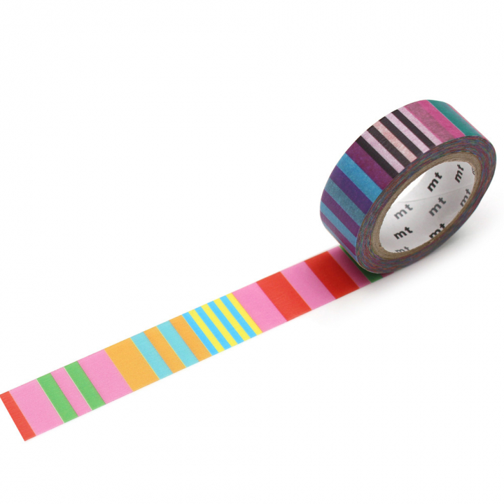 Washi-Tape Candy Stripe in der Gruppe Basteln & Hobby / Hobbyzubehör / Washi Tape bei Pen Store (126353)