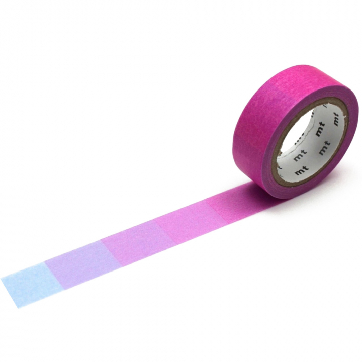 Washi-Tape Fluorescent Gradation Pink x Blue in der Gruppe Basteln & Hobby / Hobbyzubehör / Washi Tape bei Pen Store (126361)