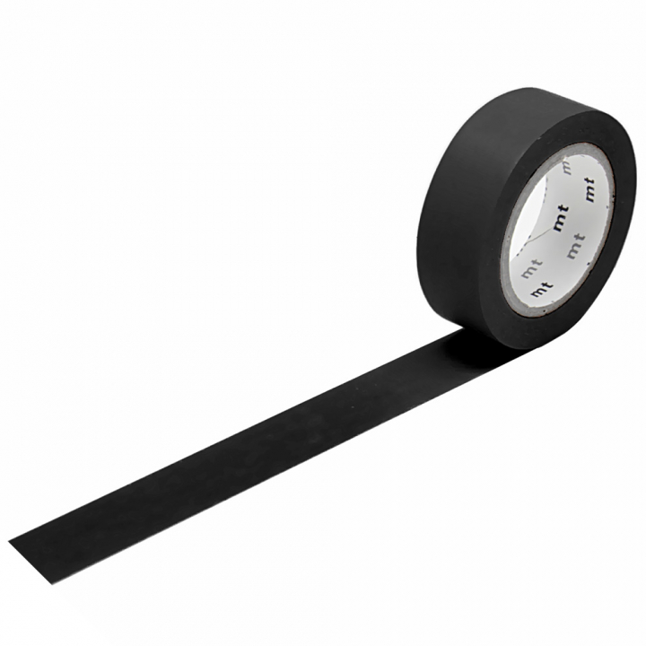 Washi-Tape Matte black in der Gruppe Basteln & Hobby / Hobbyzubehör / Washi Tape bei Pen Store (126370)