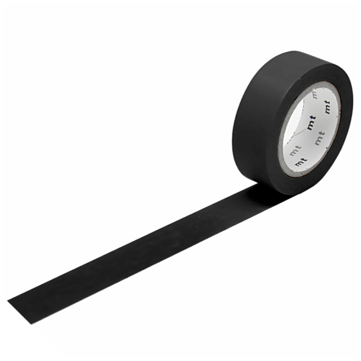 Washi-Tape Matte black in der Gruppe Basteln & Hobby / Hobbyzubehör / Washi Tape bei Pen Store (126370)