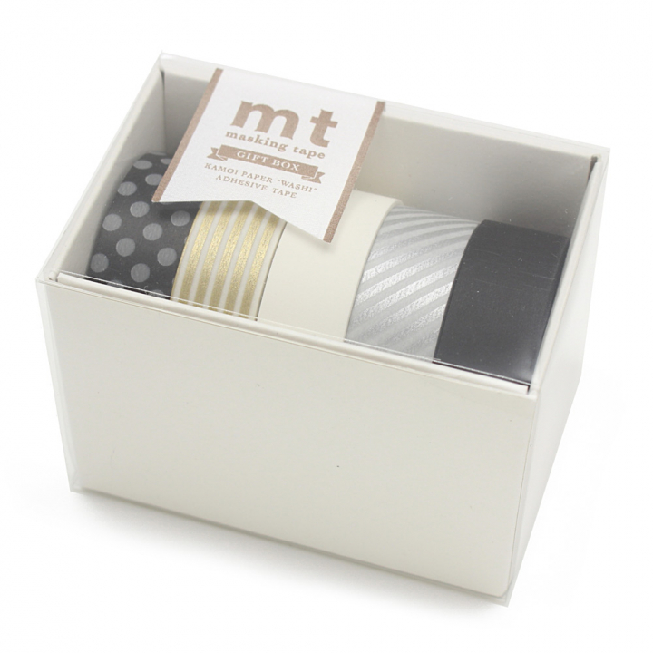 Washi-Tape Geschenkbox Monotone in der Gruppe Basteln & Hobby / Hobbyzubehör / Washi Tape bei Pen Store (126398)
