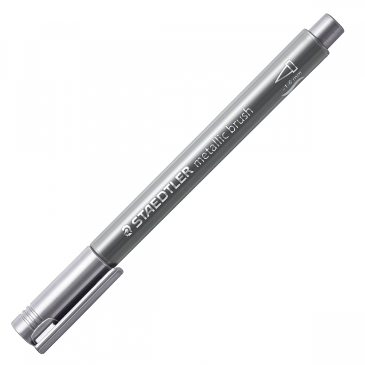 Marker Brush Metallic silver in der Gruppe Stifte / Künstlerstifte / Pinselstifte bei Pen Store (126587)