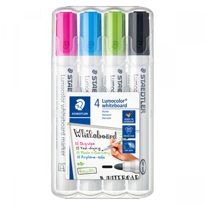 Lumocolor Whiteboard marker 4-pack 2 mm in der Gruppe Stifte / Etikettierung und Büro / Whiteboard Marker bei Pen Store (126605)