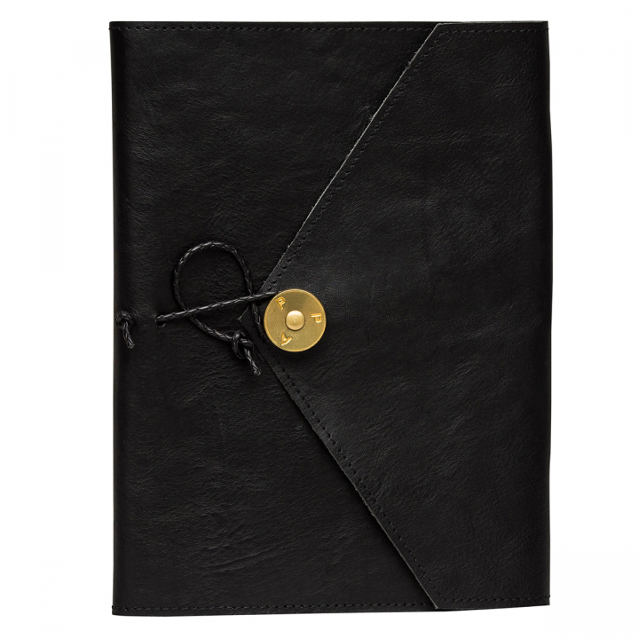 Ulf Leather Notebook Black in der Gruppe Papier & Blöcke / Schreiben und Notizen / Notizbücher bei Pen Store (126792)