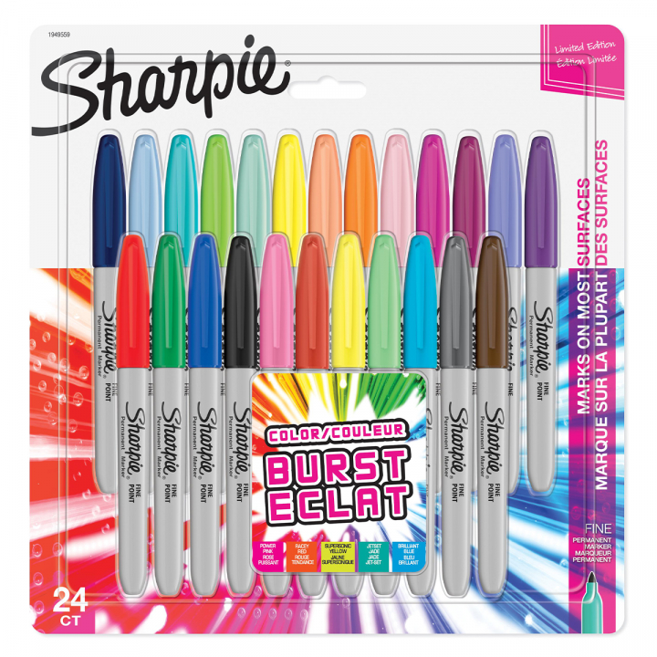Colour Burst Fine Marker 24er-Pack in der Gruppe Stifte / Künstlerstifte / Filzstifte bei Pen Store (126796)