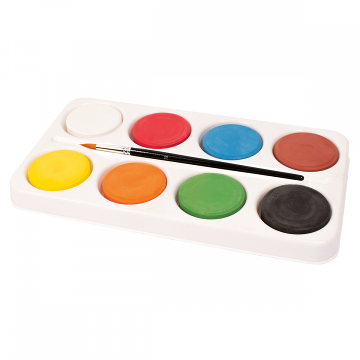 Wasserfarbpucks 8er-Set in der Gruppe Kids / Basteln für Kinder / Wasserfarben für Kinder bei Pen Store (126822)