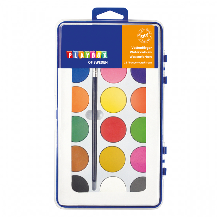 Aquarellfarben-Set in der Gruppe Kids / Basteln für Kinder / Wasserfarben für Kinder bei Pen Store (126830)